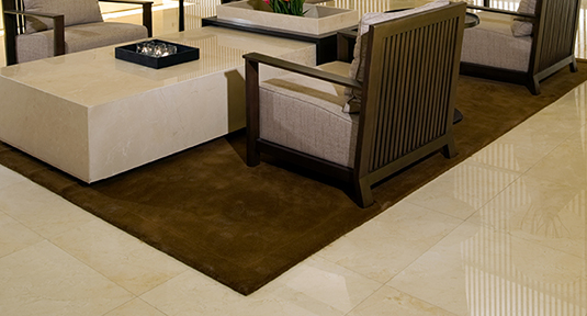 Commercial tile and grout