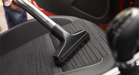 Automotive interior cleaning